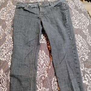 Liz Claiborne Dark Blue Ankle Jeans